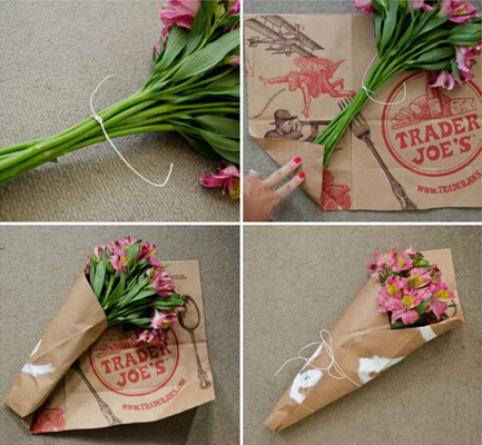 Gli strati di imballaggio stampati del fiore della carta kraft/Spostamento di regalo riveste ecologico