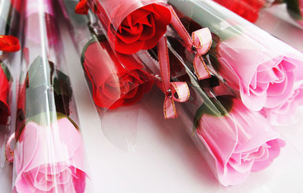 Singole maniche di Rosa del chiaro di OPP involucro floreale trasparente del fiore per i regali/nozze